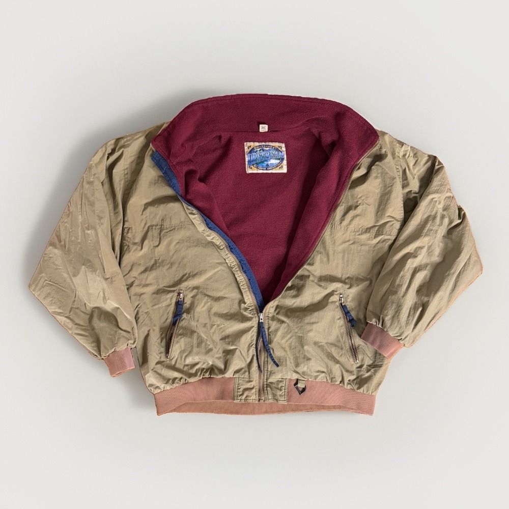 Vintage 90s Dunbrooke Upstream Outdoor Advantage full-zip bomber jacket Size XXL